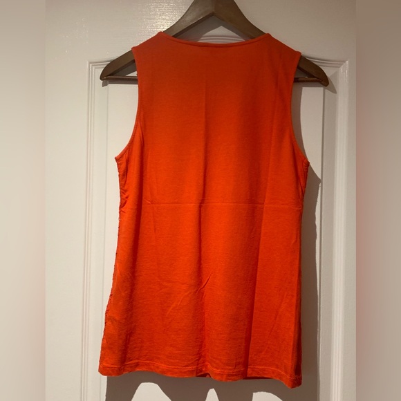 Banana Republic orange lace lined top, size XS - Picture 2 of 4